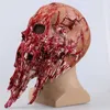 Máscaras de fiesta Máscara de terror mascarada sangrientas gorras de calavera Espectáculos de danza de Pascua accesorios diablo miedo zombie J230807