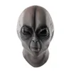Máscaras de fiesta OVNI Máscara de calavera alienígena Cosplay Máscaras de látex de terror Casco Disfraces de Halloween Disfraces de fiesta Accesorios J230807