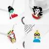 Spille Spille YAOLOGE Acrilico con occhiali Spille da donna per le donne New Fashion Cartoon Figure creative Party Spilla casual Pin Regali HKD230807