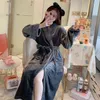 Pigiameria da donna Inverno Manica lunga Sexy Spessa calda Flanella Kimono Vestaglie per le donne Coreano Velluto di corallo Accappatoi Camicia da notte Abito da notte