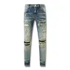 jeans de grife para homens buraco azul claro cinza escuro itália homem marca calças compridas streetwear jeans skinny slim reto biker jeans