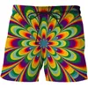 Pantaloncini da uomo 2023 Summer Print 3d Dazzle For Men Costume da bagno Uomo Fast Dry Surf Short Quick Outdoor Sports Board Pant Vortex