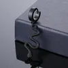 Oorringen 1pc Hoge kwaliteit Matte Klimmen Drape Snake Fade RVS Animal Charm Hanger Voor Mannen