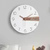 Wall Clocks Office Silent Clock Round Quartz Fashion Classic Italy Quiet Aesthetic Minimalist Horloge Home Decor GXR45XP