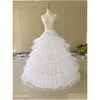 Petticoats White Super Big 6-Hoop Bridal Prom Petticoat Underskirt Crinoline Drop Delivery Party Events Accessories Dhkzq