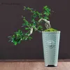 Sadzi doniczka bunga tangan retak tinggi garnek bunga rumah tangga anggger bonsai garnk deKoratif Pot Bunga