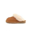 Plateau-Winterstiefeletten, Designer-Stiefel für Damen, Hausschuhe, kastanienbraunes Fell, pelzige Slides, Herren Damen, Ultra Mini Short Slip-on Ankle Snow Boot Slider Ughs House Slipper