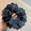 Scrunchies in pizzo multistrato alla moda Fasce per capelli elastiche Ragazze Elegante porta coda di cavallo Corda per capelli Accessori per capelli romantici da donna