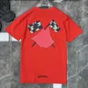 럭셔리 패션 남성용 티셔츠 ch 하트 브랜드 티셔츠 디자이너 남성 여자 여자 탑 티스 말굽 산스크리트 크로스 프린트 클래식 티셔츠 짧은 슬리브 tshirts s8h3