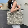 Totes Toile Sac pour Femmes 2023 Nouveau Graffiti Grande Capacité Une Épaule Sac À Main Sac pour Collège Étudiants Salle De Classe Livre Sacstylishhandbagsstore