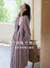 Женская одежда для сна корейский стиль густые теплые элегантные фланелевые ночные рубашки Женщины Простые нежные нежные пушистые тепло