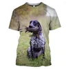 Männer T Shirts 2023 Sommer Mode T-shirt 3D Gedruckt Jagd Reed Camouflage Straße Casual Kleidung Kurzarm