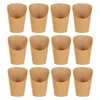 Present Wrap Hospitality Cup Pripe Fries Display Holder Stek Paper Dessert Cups förvaringsmat