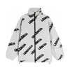 女性用の防水デザイナーメンズフード付きジャケットフーディーズスウェットシャツ秋のカジュアルレター刺繍スポーツジャケットジッパー長袖L2