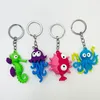 Plush Dolls Exquisite Ocean Animal Model Keychain Pendant Fashion Cartoon Car PVC Seahorse Octopus Doll Cute Creative Birthday Gift 230807