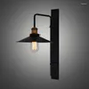 Wall Lamp American Country Vintage Industrial Retro Warehouse Bedside Bar Restaurant Black Iron Edison Sconce Lighting Fixture