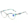 Sunglasses Cat Eye Reading Glasses Retro Beautiful Pattern Anti-blue Light HD Optical Eyeglasses For Men And Women