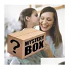 Batteries 50% de réduction Mystery Box Drone avec caméra 4K pour Adts Kids Drones Avion Télécommande Clogodile Head Boy Noël Anniversaire Dhmii