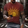 Hommes t-shirts 2023 Vintage T-shirt rue mode vêtements décontractés Harajuku impression 3D surdimensionné haute qualité o-cou vêtements de sport