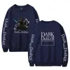 Hoodies voor heren Dark And Darker 2D Capless Sweatshirts voor koppels Mode Winte Dames / Heren Grappige kleding