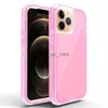 Прозрачный корпус мобильного телефона для iPhone 13 Soft TPU Hard PC Back Cover HKD230807