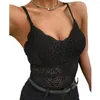 Camisoles tankar spetsar sexiga kvinnor camisole skörd topp solid elastisk väst sele för kvinnlig braltett bh bustier andningsbar sommar