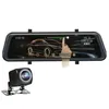 Kamery z tylnym widokiem samochodowym Czujniki parkowania Novel-10-calowe Media DVR Dual obiektyw HD 1080p 32G Mirror Video Recorder Dash Cam220m
