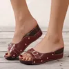 174 Fashion Wedges for Slippers Summer with Heels Sandals Flip Flops Women Beach Casual Shoes 230807 b