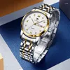 Zegarek 2023 Business Diamond Watch Lumous Date Fashion Quartz dla mężczyzn Prezenty Drusto do sprzedaży