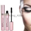 Mascara 1pc kifoni 15 ml 4d silkfiber fransning mascara vattentät mascara ögonfrans förlängning svart tjocklängd ögon fransar kosmetika x0807