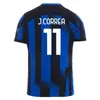 23 24 CUADRADO Maglia da calcio Versione giocatore uomo THURAM LAUTARO ACERBI PAVARD DUMFRIES SENSI MKHITARYAN Maglia da calcio terza casa lontano