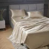 Bedding sets Set Luxury Kit Rayon Satin Duvet Cover Pillowcases Quality Bed Sets Bedspreads For Single Double 230807