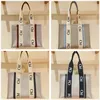 Top quality 10A WOODY TOTE BAG Designer Totes Women bags handbags linen Canvas Leather outfit Crossbody Shopping Bag Large Casual Beach Shoulder bags Purses 3-Size