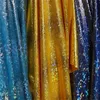 クラフトツールストレッチスパンデックス青銅色の布布カラフルなレーザー材料ホログラフィックパフォーマンス衣服体操ビキニ230804