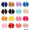 Autre maison jardin 1 pièces Colorf nœud papillon pinces à cheveux pour fille enfants ruban cheveux nœud papillon épingles à cheveux livraison directe Dhozk