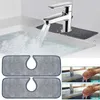 Set di accessori per il bagno Lavandino assorbente Bagno Tappetino per asciugare l'acqua in microfibra Protezione per controsoffitto Tappetino per rubinetto