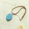 Pendant Necklaces Druzy Trendy Fashion Lava Macadam Choker Natural Stone Onyx Jewelry Arrow With Vintage Golden