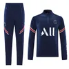 Long sleeve MBAPPE HAKIMI mESSIS soccer Tracksuits SERGIO RAMOS 23 24 Maillots de football 2023 2024 HAKIMI Training sets MARQUINHOS VERRATTI pSGS tracksuit kits