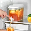 Heupflessen 3.5L Water Dispenser Met Spigot Hoge Kwaliteit En Duurzaam Cold Brew Sap Pitcher Drink Pot Voor Huishoudelijke koelkast