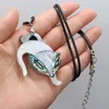 Pendant Necklaces Natural Freshwater Shell Splicing Small Animal Shaped Necklace Charm Jewelry Accessories Gift 36x50mm