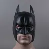 Party Masks Superhero Bruce Wayne Cosplay PVC Latex Short Style Masks Rises Halloween Party Accessory Prop Masquerade Carnival Mask J230807