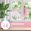 Poupées en peluche 1pcs fille ballet ornement suspendu décorer arbre de noël ange pendentif danseur ornements pendentifs décor cygne elfe 230807