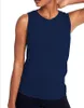 Damestanks Sport Fitness Mouwloze tanktops Yoga Crop Back Mesh kanten hemdjes Dunne atletische training