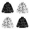 Designer Waterproof Jacket Coats Balenciga Mens Coat Brand Winter Warm New Letter Print Fashion Cool Style Loose Medium Long Wool L2