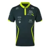 2022 NOWOŚĆ T-shirt F1 Formuła 1 Połowa rękawa Polo Quick Dry Suit Suit Racing Suit Niestandardowy Oficjalny styl319W