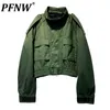 Hommes Vestes PFNW Printemps Automne Court Silhouette High Street Vintage Techwear Lettre Brodé Casual Manteaux 28A1058 230804