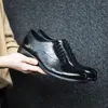 Men's 2900 Vintage Dress Genuine Leather Handmade Quality Comfortable New Elegant Black Wedding Social Oxfords Shoes Man