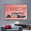 Famous Car BrandCanvas Painting Classic Racing Car Posters And Print Home Decor Wall Art Picture For Motorsport Boy's Living Room Decor No Frame Wo6