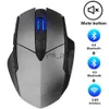 Mäuse Bluetooth 2,4G USB Stille Drahtlose Maus Wiederaufladbare Aufladen Home Spiel Ergonomische Geräuschlose Maus für Computer Laptop PC X0807