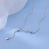 Fashion Lady 925 Collana in argento sterling Regalo di compleanno femminile SQUISIte MOON BELL CACCOLA A PENDANTE PER BEGIE L230704